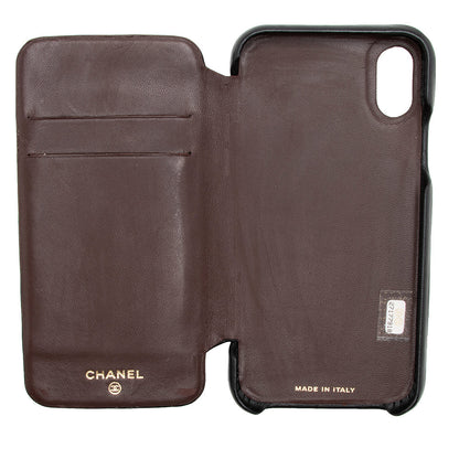 Chanel Quilted Lambskin iPhone X Case (SHF-16170)