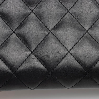 Chanel Quilted Lambskin Ligne Cambon Zip Around Wallet (SHF-zKBMJT)