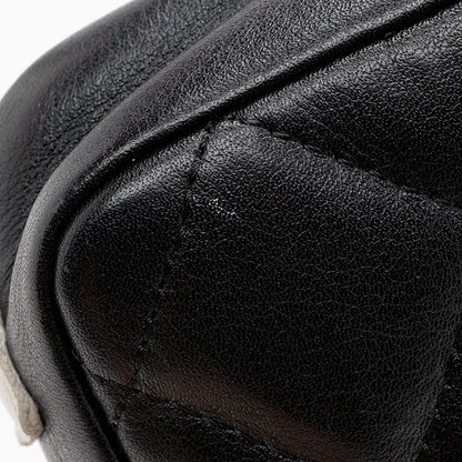 Chanel Quilted Lambskin Ligne Cambon Zip Mini Pouch (SHF-15996)