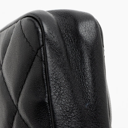 Chanel Quilted Lambskin Ligne Cambon Zip Mini Pouch (SHF-15996)