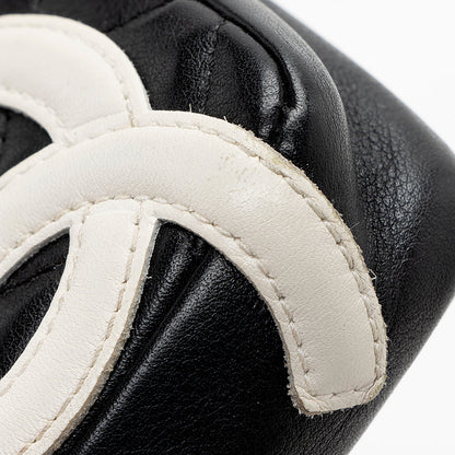 Chanel Quilted Lambskin Ligne Cambon Zip Mini Pouch (SHF-15996)