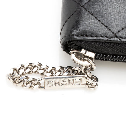 Chanel Quilted Lambskin Ligne Cambon Zip Wallet (SHF-20078)