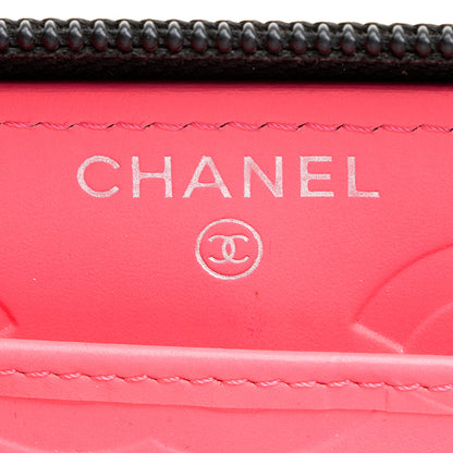 Chanel Quilted Lambskin Ligne Cambon Zip Wallet (SHF-20078)