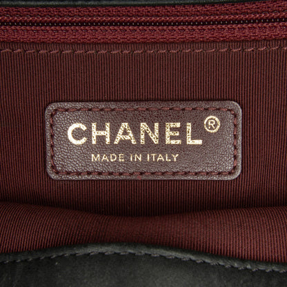 Chanel Quilted Lambskin Stitch Single Flap (SHG-usc1SB)