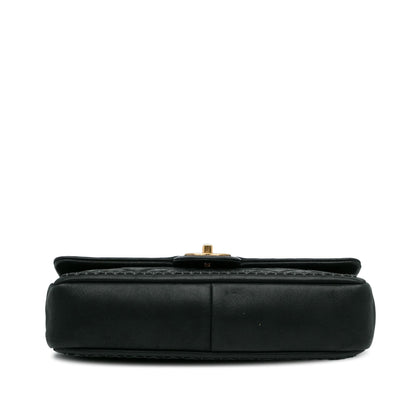 Chanel Quilted Lambskin Stitch Single Flap (SHG-usc1SB)