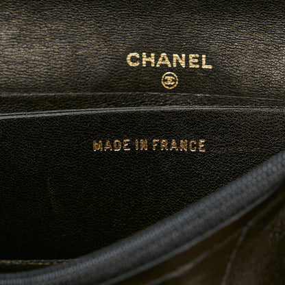 Chanel Quilted Leather Chain Wallet (SHG-36957)