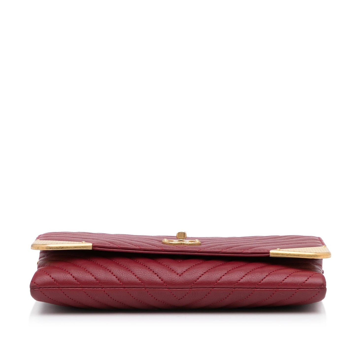 Chanel Rock Corner Chevron Flap Bag (SHG-xAzd8d)