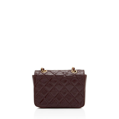 Chanel Shiny Aged Calfskin Flap Belt Bag (SHF-lqkDBp)