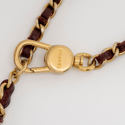 Chanel Shiny Aged Calfskin Flap Belt Bag (SHF-lqkDBp)