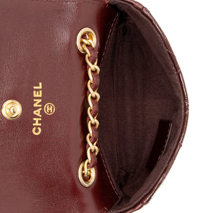 Chanel Shiny Aged Calfskin Flap Belt Bag (SHF-lqkDBp)