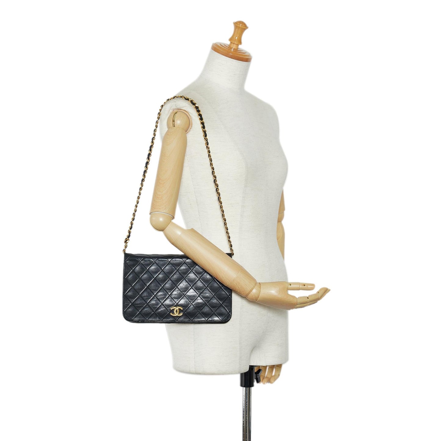 Chanel Small CC Quilted Full Flap Shoulder Bag (SHG-nZYrZm)