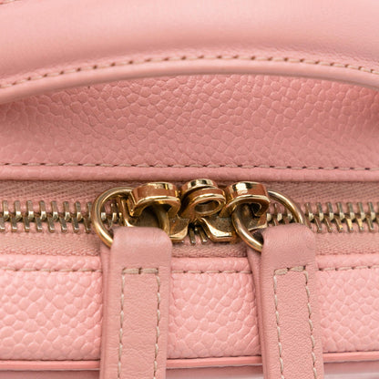 Chanel Small Caviar CC Filigree Vanity Bag (SHG-RkOLyj)