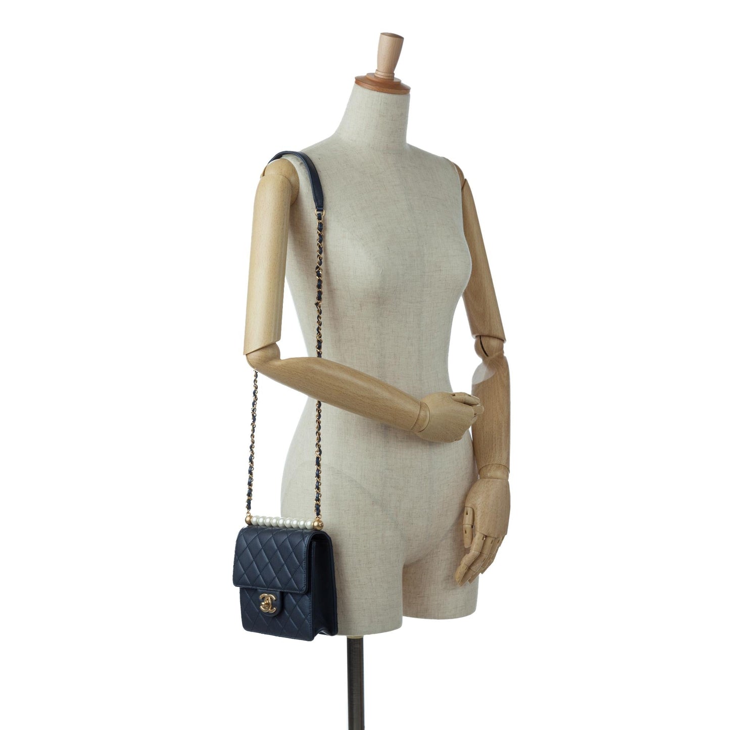 Chanel Small Chic Pearls Flap Bag (SHG-t5gHz6)