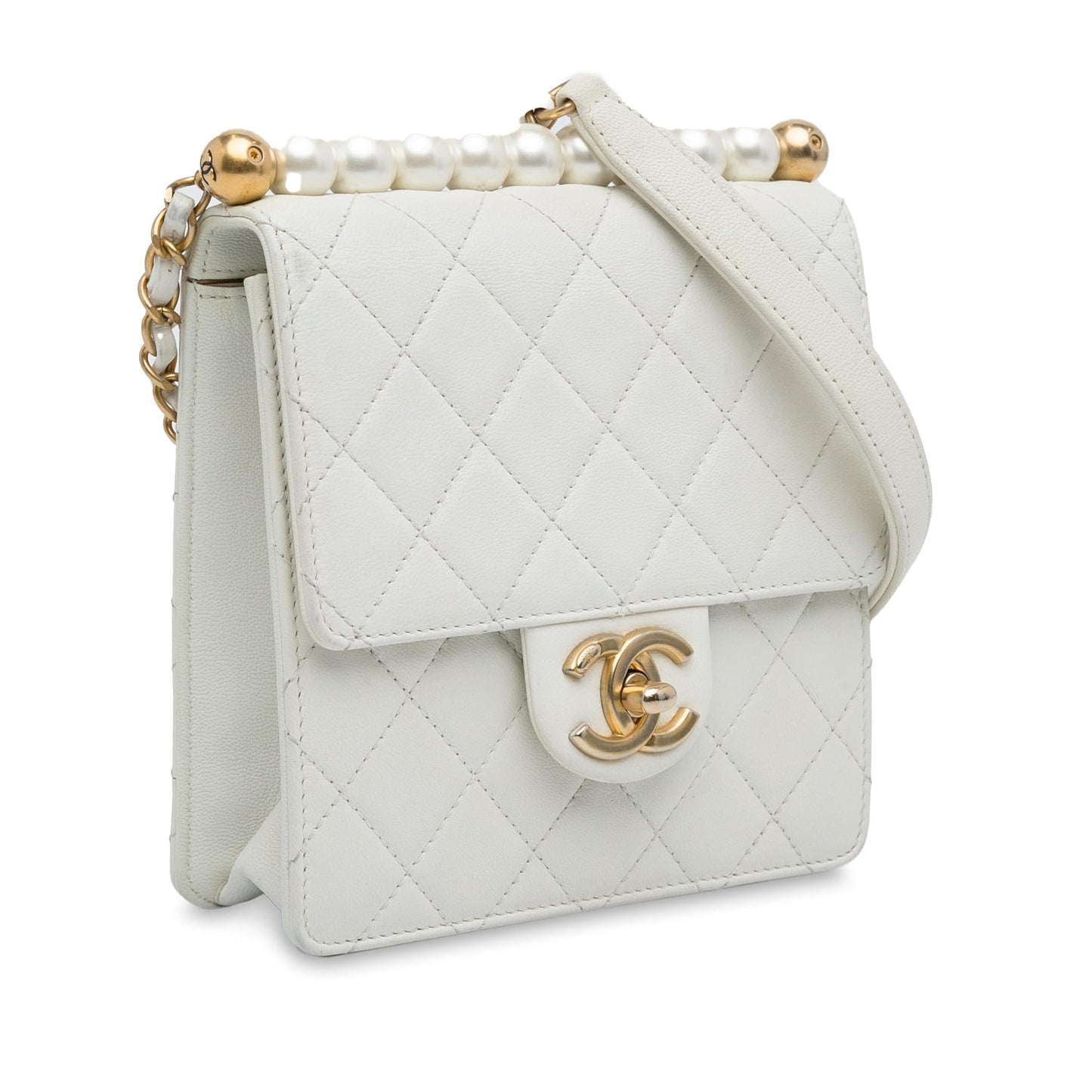 Chanel Small Chic Pearls Flap Bag (SHG-Uc61Ld)