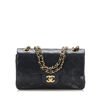 Chanel Small Classic Lambskin Double Flap Bag (SHG-36482)