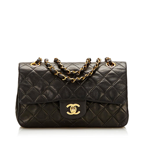 Chanel Small Classic Lambskin Double Flap (SHG-36032)