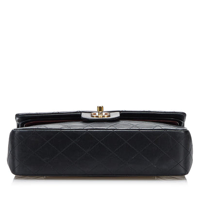 Chanel Small Classic Lambskin Double Flap (SHG-3QYLwV)
