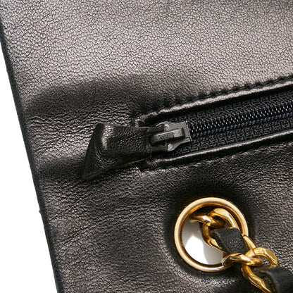 Chanel Small Classic Lambskin Double Flap (SHG-3QYLwV)
