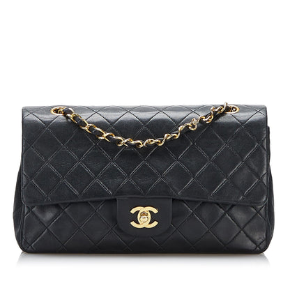 Chanel Small Classic Lambskin Double Flap (SHG-3QYLwV)