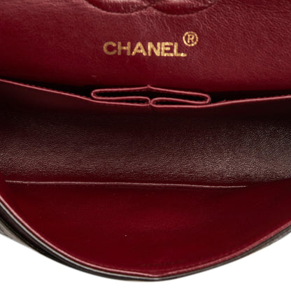 Chanel Small Classic Lambskin Double Flap (SHG-6NqfQJ)