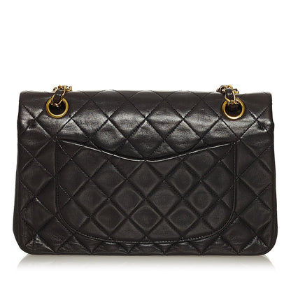Chanel Small Classic Lambskin Double Flap (SHG-nL1eWl)
