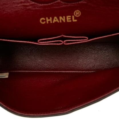 Chanel Small Classic Lambskin Double Flap (SHG-nL1eWl)