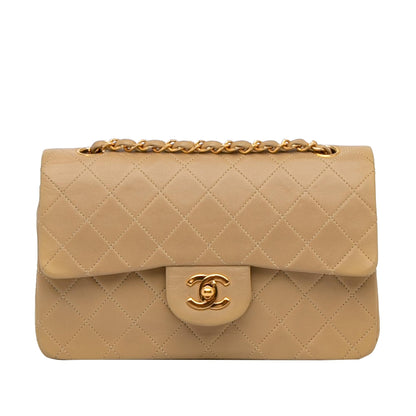 Chanel Small Classic Lambskin Double Flap (SHG-D8Xhs3)