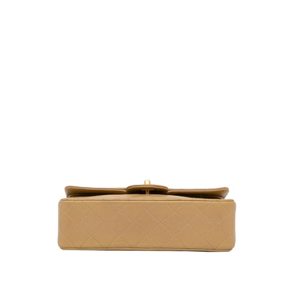 Chanel Small Classic Lambskin Double Flap (SHG-D8Xhs3)