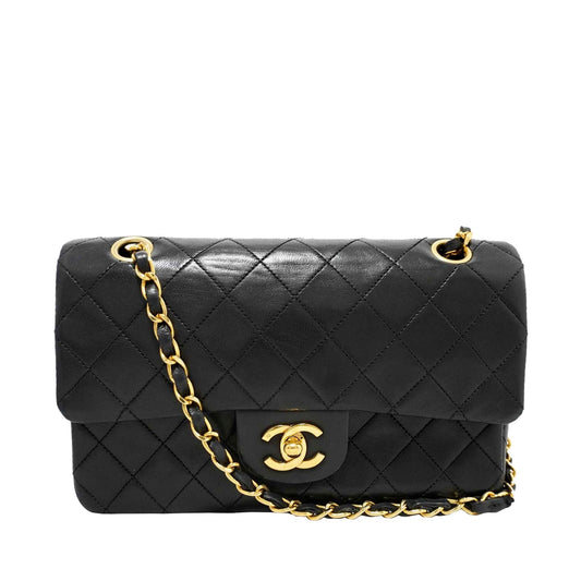 Chanel Small Classic Lambskin Double Flap (SHG-V7gfIJ)