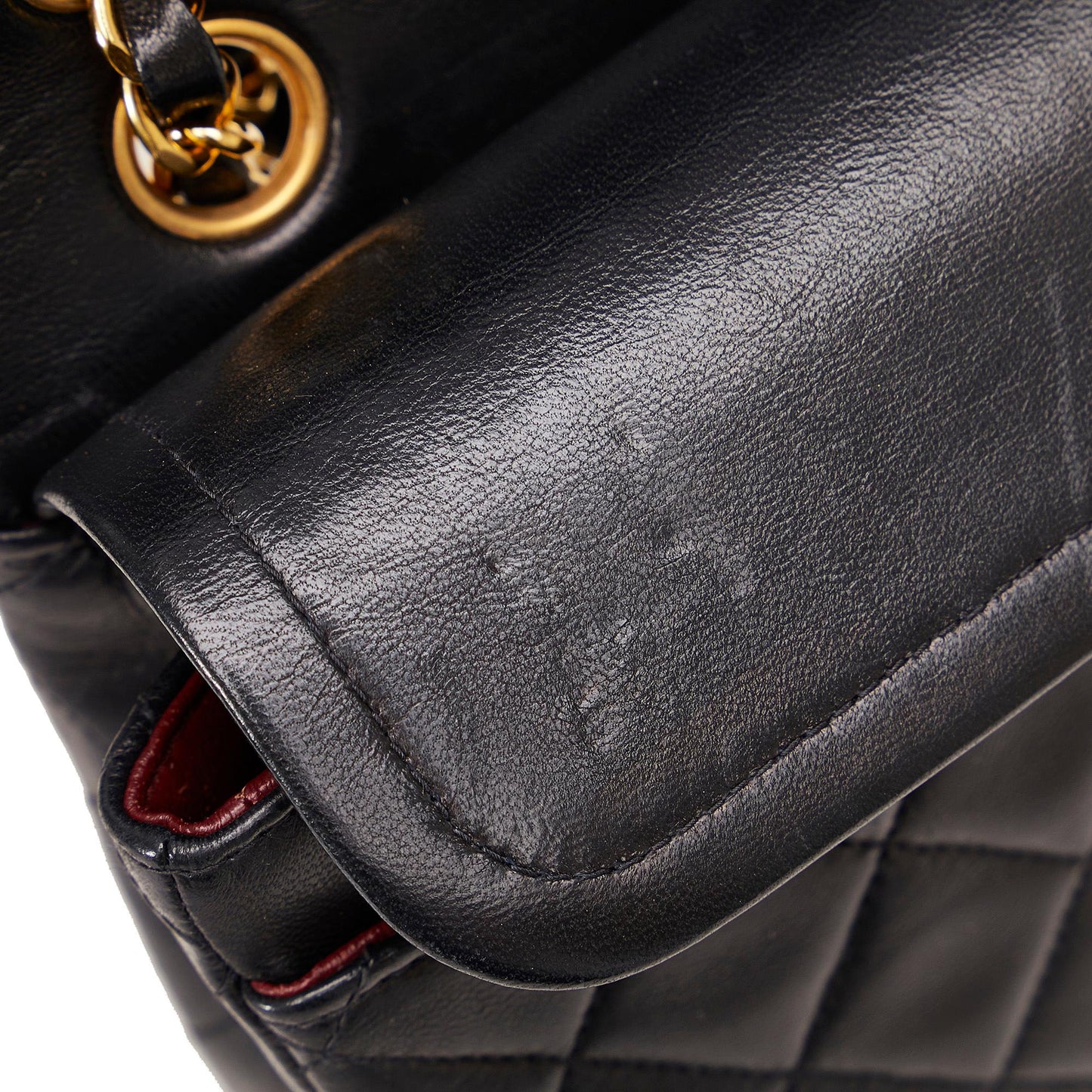 Chanel Small Classic Lambskin Double Flap (SHG-VK8E3E)