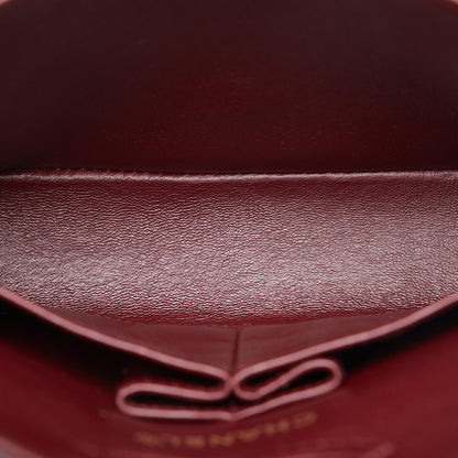 Chanel Small Classic Lambskin Double Flap (SHG-3zeDj0)