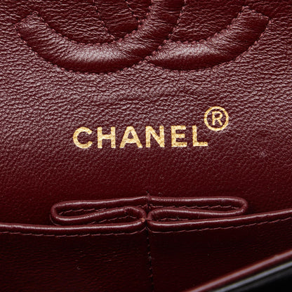 Chanel Small Classic Lambskin Double Flap (SHG-3zeDj0)
