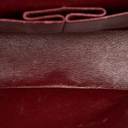 Chanel Small Classic Lambskin Leather Double Flap Bag (SHG-28853)