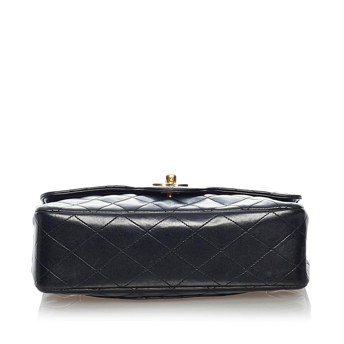 Chanel Small Classic Lambskin Leather Double Flap Bag (SHG-30354)