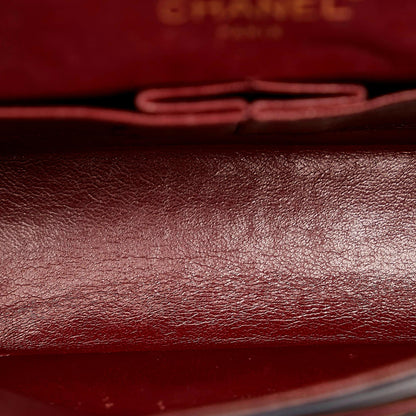 Chanel Small Classic Lambskin Leather Double Flap Bag (SHG-30354)