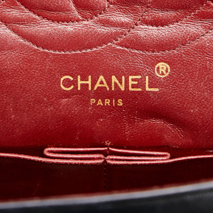 Chanel Small Classic Lambskin Leather Double Flap Bag (SHG-30354)
