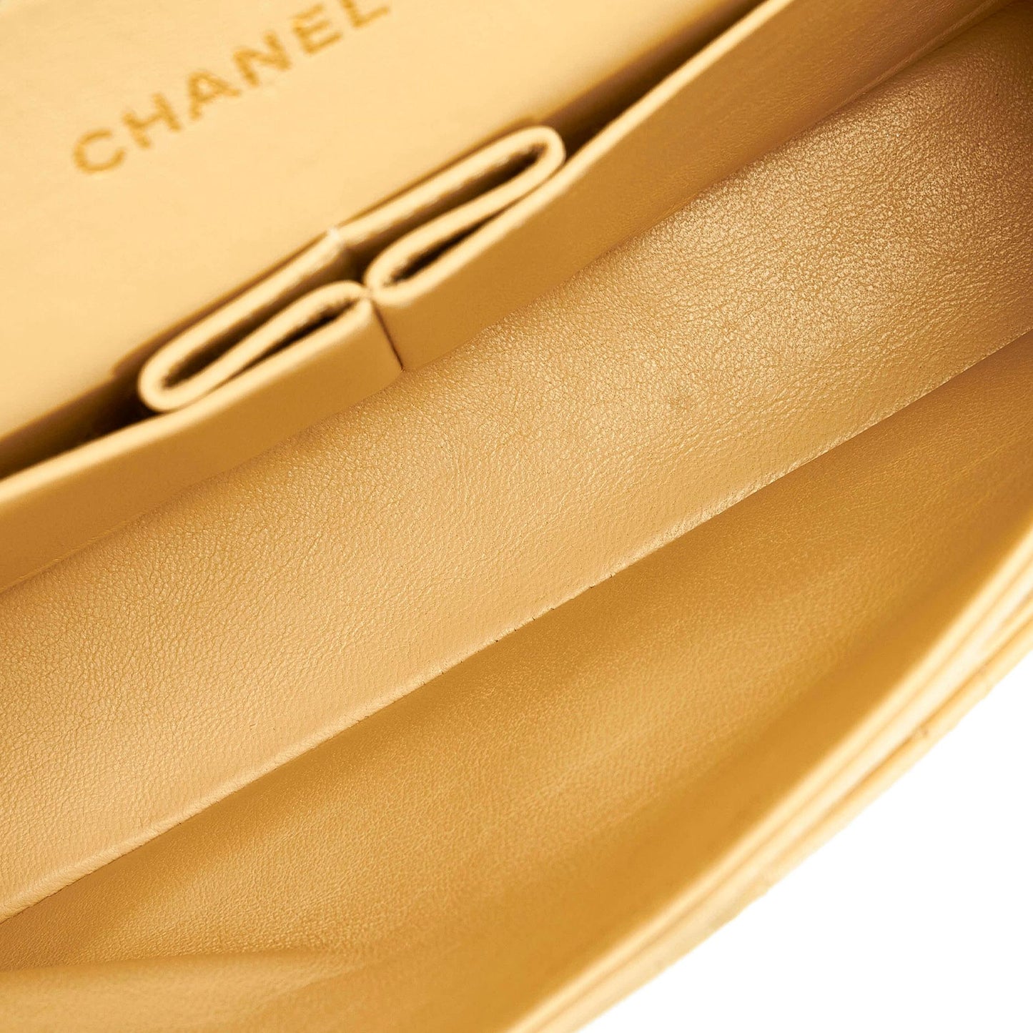 Chanel Small Classic Lambskin Leather Double Flap Bag (SHG-31452)