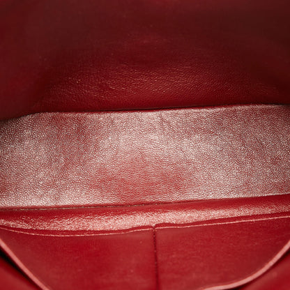 Chanel Small Classic Lambskin Leather Double Flap Bag (SHG-AUyedS)