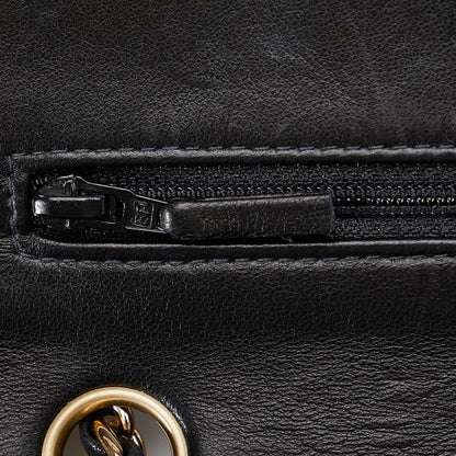 Chanel Small Classic Lambskin Leather Double Flap Bag (SHG-acYIYl)