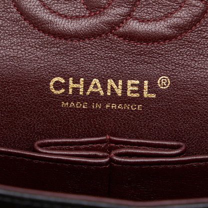 Chanel Small Classic Lambskin Leather Double Flap Bag (SHG-acYIYl)