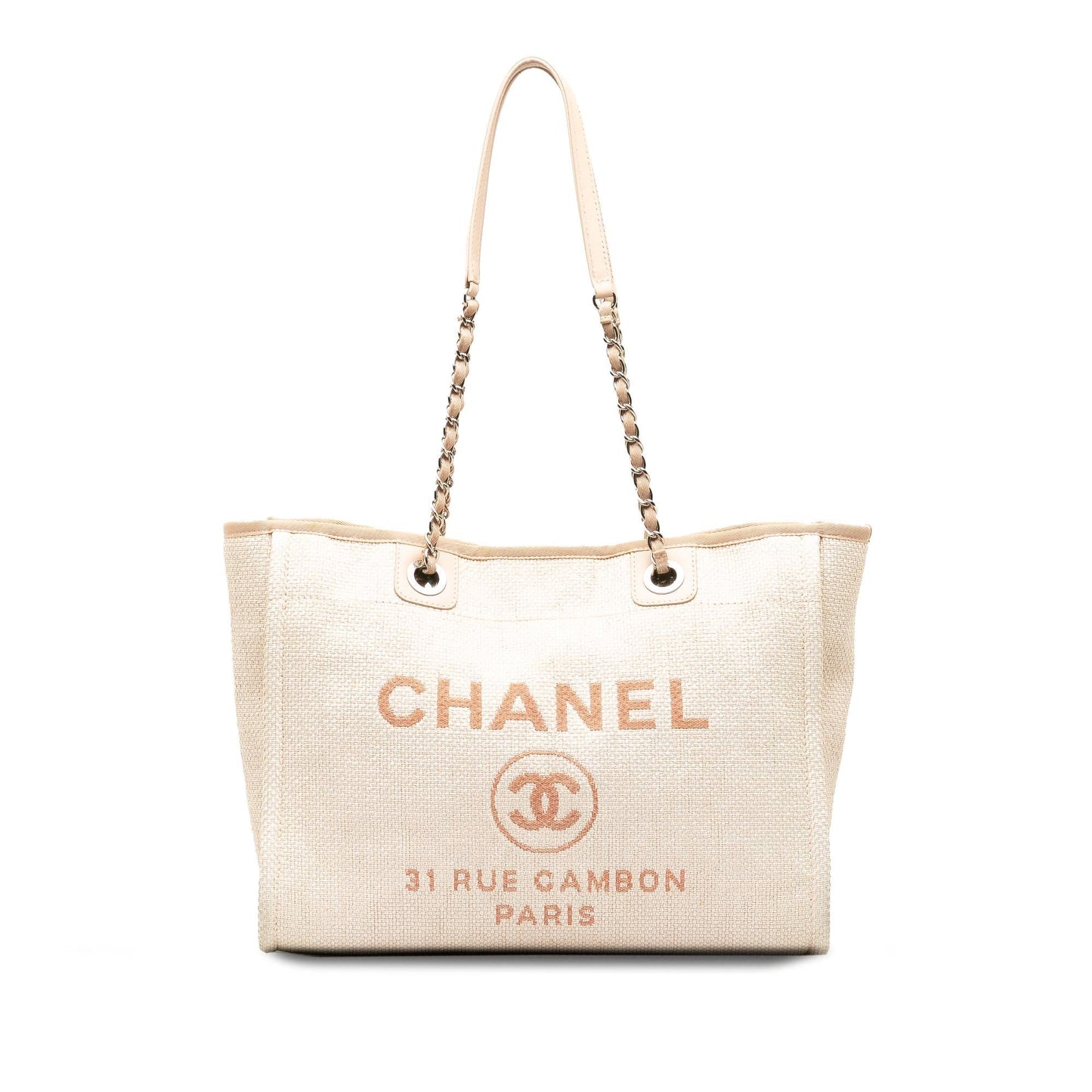 Chanel Small Deauville Tote Bag (SHG-PwaxUa)