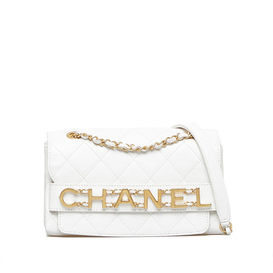 Chanel Small Lambskin Enchained Flap Bag (SHG-nHd7s9)