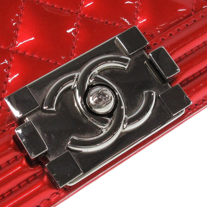 Chanel Small Patent Boy Flap Bag (SHG-4bgLtP)