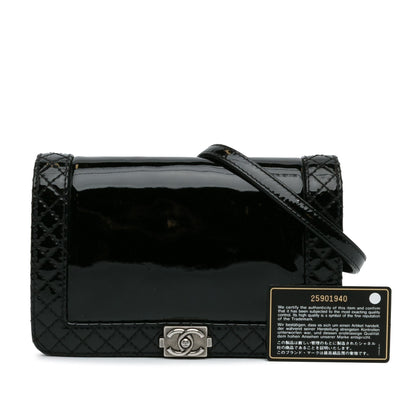 Chanel Small Patent Boy Reverso Flap (SHG-cOthgZ)