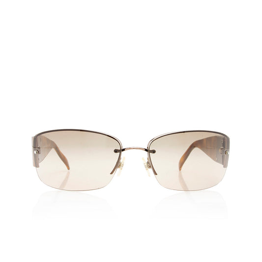 Chanel Swarovski Crystal CC Frameless Sunglasses (SHF-18717)