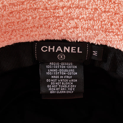 Chanel Terry Cloth CC Bucket Hat (SHG-mXi16g)