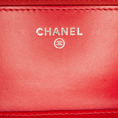 Chanel Tricolor CC Wallet on Chain (SHG-eSS2py)