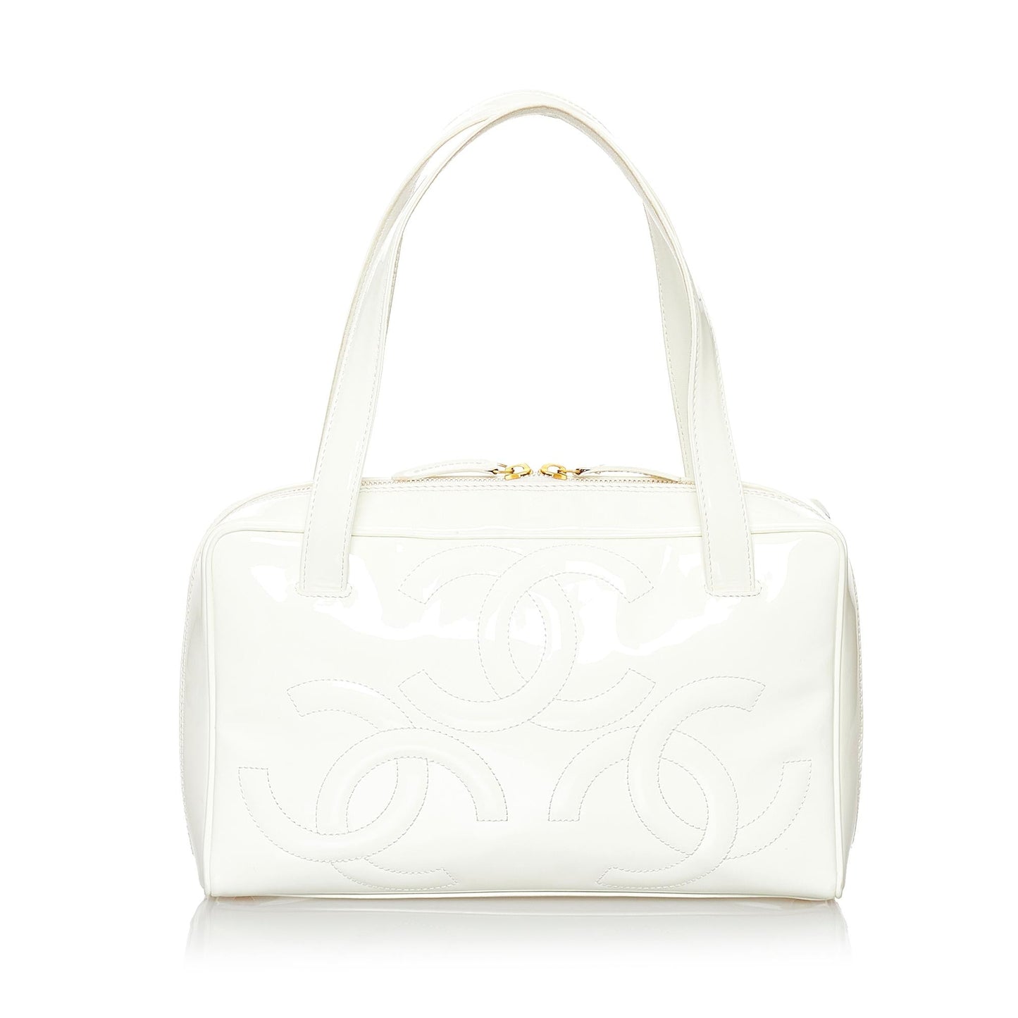 Chanel Triple Coco Patent Leather Shoulder Bag (SHG-29821)