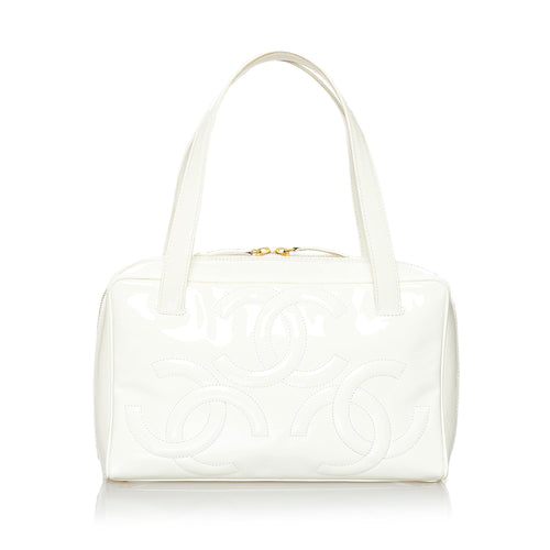 Chanel Triple Coco Patent Leather Shoulder Bag (SHG-29821)
