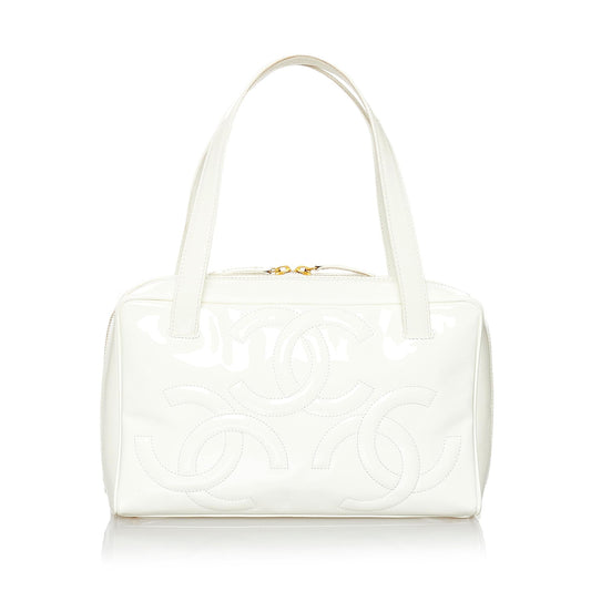 Chanel Triple Coco Patent Leather Shoulder Bag (SHG-29821)